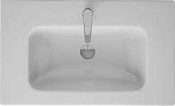 Opadiris Тумба с раковиной Луиджи 80 подвесная серая матовая – фотография-8